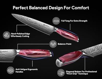 MAD SHARK Ultra Sharp Chef Knife, 8 Inch Professional Kitchen Knife, Made  of Super Damascus Stainless Steel, Non-stick Blade Chopping Knife with