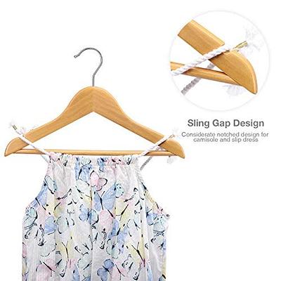 HOUSE DAY Premium Wooden Hangers for Coats Wooden Clothes Hangers