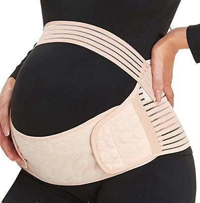 ChongErfei Maternity Belt, Pregnancy 3 in 1 Support Belt for Back/Pelvic/Hip  Pain, Maternity Band Belly Support for Pregnancy Belly Support Band (S: Fit  Ab 31.5-43.3, Black) - Yahoo Shopping