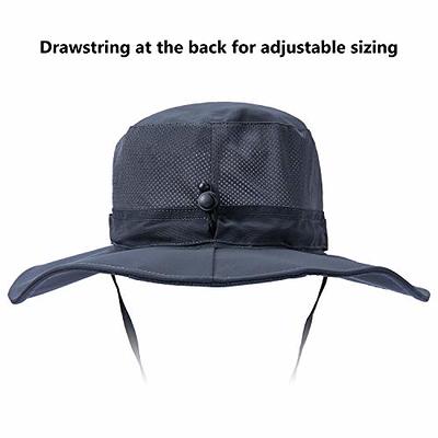  BASSDASH Kids UPF 50+ Wide Brim Sun Hat with Neck Flap
