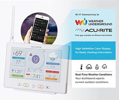 Weather Station with Lightning and Indoor/Outdoor Temperature and Humidity