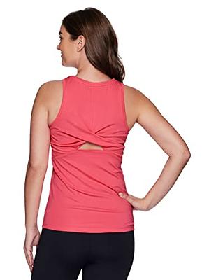 Baleaf Women's Summer Side Slit Stretch U Neck Tank Top