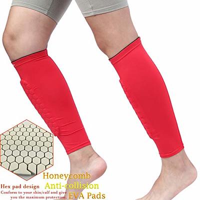 Soccer Shin Pads For Kids Youth Adult, Calf Compression Sleeve