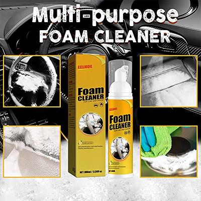 120ml Foam Cleaner Spray,Multifunctional Cleaning Spray Leather  Decontamination