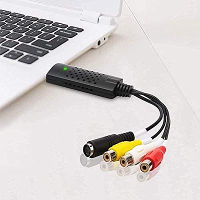 VHS to Digital Converter Easy Cap USB 2.0 Video Or Audio Capture Card Box  VCR DVD TV To Digital Adapter