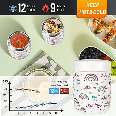 MAISON HUIS 8oz Soup Thermo Wide Mouth Vacuum Insulated Food Jar, Leak  Proof Stainless Steel Food Thermo for Hot&Cold Food Kids Food Lunch  Container