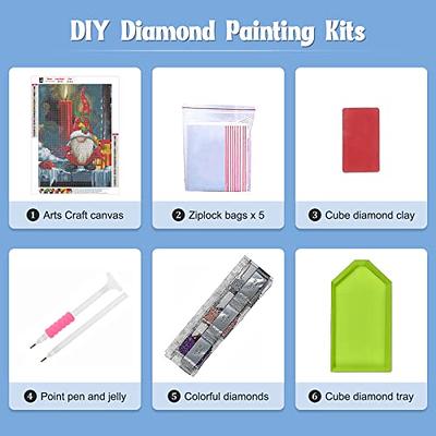 Suyaloo 5D Diamond Painting Kits for Adults - Diamond Art Kits for Adults  Kids Beginner,DIY Fantasy Mushroom Diamond Painting Full Drill Round