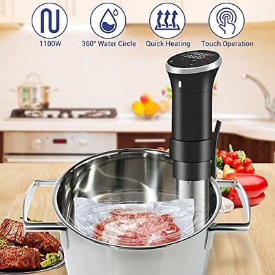 1800W IPX7 Waterproof Vacuum Sous Vide Cooker Immersion Circulator Accurate  Cooking With LED Digital Display Slow Cooker Heater