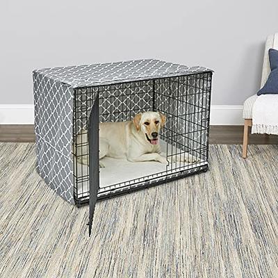  New World Newly Enhanced Single Door New World Dog Crate,  Includes Leak-Proof Pan, Floor Protecting Feet, & New Patented Features, 48  Inch : Pet Supplies