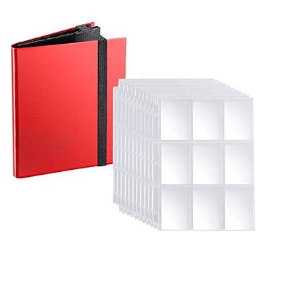 540 Pockets Premium Double Side Trading Card Sleeves Pages for 3 Ring  Binder + 1080 Pockets Baseball Card Sleeves, JIQEZNL Premium 9 Pocket Card  Sleeves Binder Sheets for 3 Ring Binder - Yahoo Shopping
