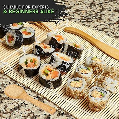 1pc Wooden Sushi Mat, Simple Kitchen Sushi Rolling Mat For Household