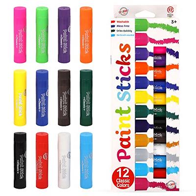 Cra-Z-Art Jumbo Washable Crayons, Assorted Colors, Pack Of 16 Crayons
