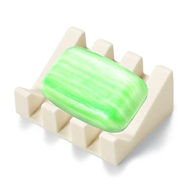 Flow Self-Draining Soap Tray - Yamazaki | Silicone Soap Dish | Digs