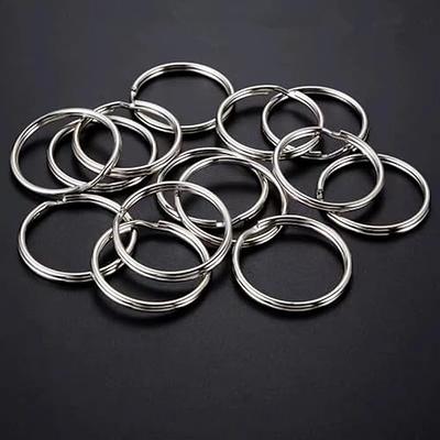 600Pcs Key Chain Rings,200Pcs 25mm Keychain Rings with Chain and