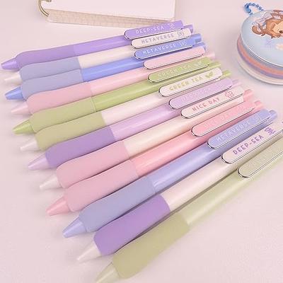 10pcmulticolor Gel Ink Pens, 10 Pieces 0.5 Mm Retractable Ballpoint Pens  Cute Ball Point Pen Writing Pens For Journaling Note Taking School