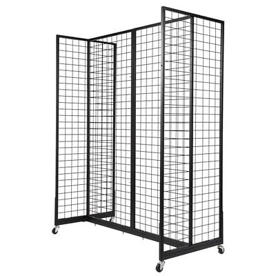 NectaCol Grid Gondola Unit, 4pcs 2'x 5' Gridwall Panels Tower with  Floorstanding, Black Wire Grid Wall Panels with Wheels Legs, Craft Fair  Display Rack, Art Display Stand - Yahoo Shopping