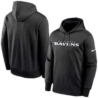 Men's Nike Black Carolina Panthers Primary Logo Performance Pullover Hoodie Size: Medium