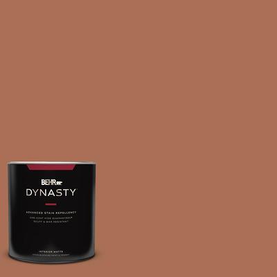 BEHR DYNASTY 1 qt. #MQ1-28 Orange Flambe One-Coat Hide Matte Interior  Stain-Blocking Paint and Primer - Yahoo Shopping