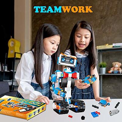NXONE 195 PCS Educational STEM Toys for Boys and Girls Ages 3 4 5 6 7 8 9  10 Construction Building Blocks Toy Building Sets Kids Toys Creative