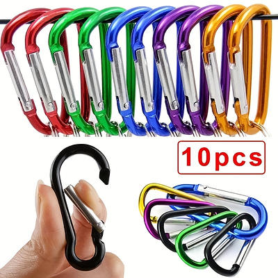 Aluminum Mini Carabiner Keychain Clips Small Carabiner Clip - Temu