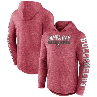 Men's Fanatics Branded Heather Red Tampa Bay Buccaneers Pill Stack Long  Sleeve Hoodie T-Shirt - Yahoo Shopping