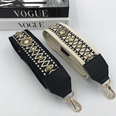 2 Strands PU Leather Bag Handle Black/Peru Purse Strap Replacement Short  Bag Strap 16.3/41.5cm Short Bag Strap with Lobster Clasp for Underarm Bag