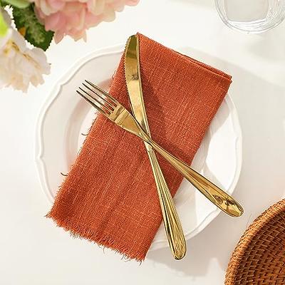  Kukinta Linen Napkins Set of 12, Versatile 17x17