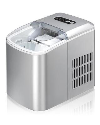 Magic Chef 27 lb Capacity Portable Countertop Ice Maker, Stainless Steel  (Bullet Ice) - Yahoo Shopping