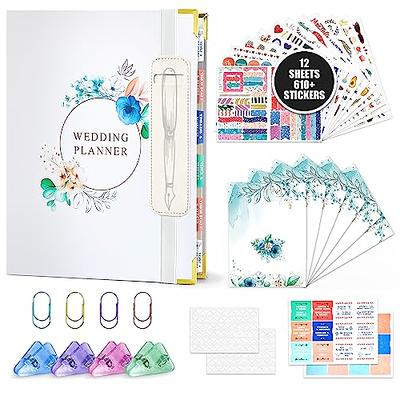LZAOA Wedding Planner Book Set, Wedding Planning Book and