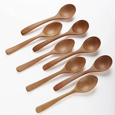 3pcs asian wood Kitchen Tools Honey Spoons Small Wooden Spoons