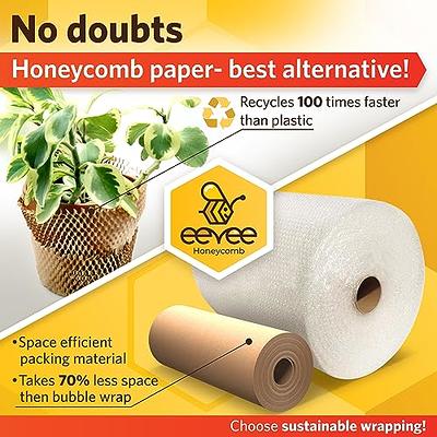 Honeycomb Packing Paper 12” x 72' Kraft Brown Wrapping Paper Roll for  Packing Shipping and Moving Supplies Alternative to Bubble and Foam Wrap -  Yahoo Shopping