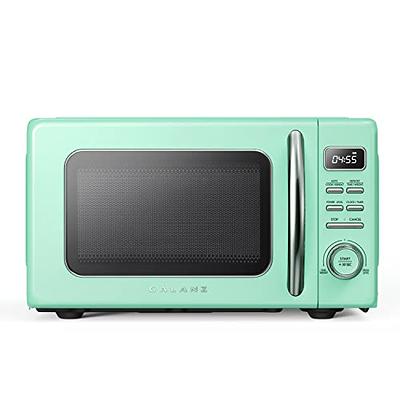 Galanz GLCMKZ11GNR10 Retro Countertop Microwave Oven with Auto Cook &  Reheat, Defrost, Quick Start Functions, Easy Clean with Glass Turntable,  Pull Handle, 1.1 cu ft, Green - Yahoo Shopping