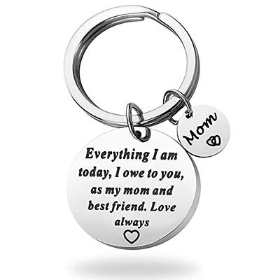 Gaoikerr Mother Day Keychain,Mom Birthday Gifts from Daughter Keychain-As  My Mom and Best Friend,Love Always - Yahoo Shopping