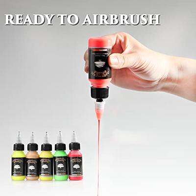  SAGUDIO Acrylic Airbrush Paint 24 Colors (30 ml/1 oz