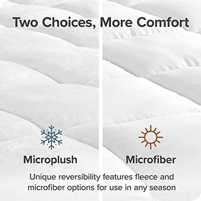 Shilucheng King Mattress Topper, Extra Thick Cooling Mattress Pad for Back  Pain, Breathable Fluffy Ultra Soft Pillow Top Down Alternative Fill