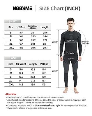 NOOYME Thermal Underwear for Men Long Johns for Men, Long Underwear Mens Base  Layer Men for Cold Weather Black-grey - Yahoo Shopping