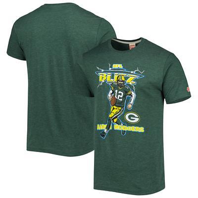 Nike Men's Green Bay Packers Aaron Jones #33 Logo Green T-Shirt