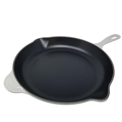 Le Creuset Enameled Cast-Iron 11-3/4-Inch Skillet with Iron Handle, Flame