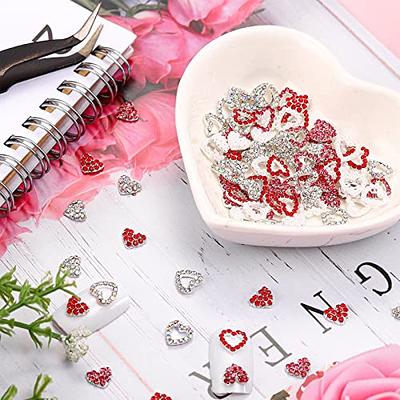 100 Pieces 3D Heart Nail Charms for Nail Heart Nail Rhinestone Decals Love  Crystal Nail Charms Diamond Alloy Nail Gems Decorations for Women Girls  Valentine's Mothers Day (Romantic Style) - Yahoo Shopping