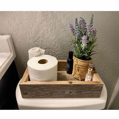 BarnwoodUSA Rustic Large 16 in. Free Standing Natural Weathered