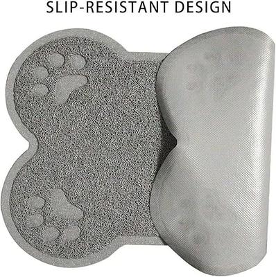 Dog Mat for Food and Water, Baboies Silicone Dog Food Mat with Pocket for  Catches Spill and Residue, Non Slip Dog Feeding Mat Cat Dog Water Bowl Mat