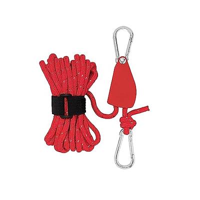 Portable Adjustable Fix Camping Rope, 4/5M Portable Adjustable Windproof Camping  Rope, Tent High Strength Fast Release Pulley Camping Rope for Tent Tarp,  Canopy Shelter, Climbing (Red, 6mm*5M) - Yahoo Shopping