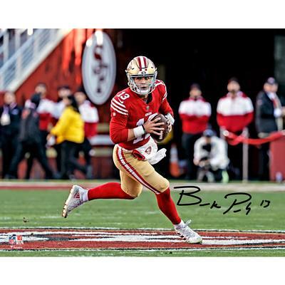 Christian McCaffrey San Francisco 49ers Unsigned Throws for A Touchdown Photograph