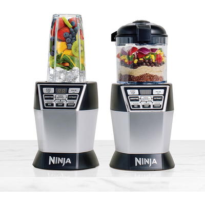  Ninja SS151 TWISTi Blender DUO, High-Speed 1600 WP Smoothie  Maker & Nutrient Extractor* 5 Functions Smoothie, Spreads & More,  smartTORQUE, 34-oz. Pitcher & (2) To-Go Cups, Gray: Home & Kitchen