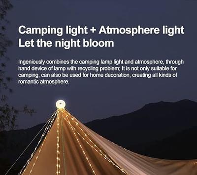 Telescopic Camping Lantern Light LED Camping Lamps Outdoor Survival Gear  Handheld Tent Lamp for Travel Hiking Emergency Lantern