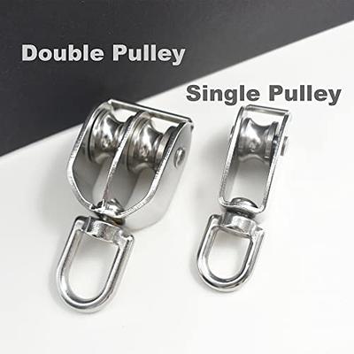 1 Lifting Crane Swivel Hook Pulley Block Hanging Wire Towing