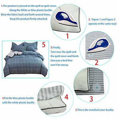 16 Pack Duvet Snap Clips Prevent The Bed Duvet from Shifting in The Quilt  Cover - Yahoo Shopping