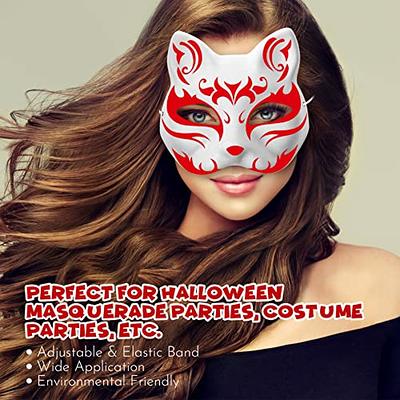 TOYANDONA 10pcs Cat Masks to Paint, Animal Dress Up Masks DIY White Masks  Half for Masquerade Halloween Kids Cosplay Masks Costume Party Favors -  Yahoo Shopping