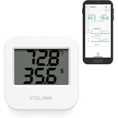 eMylo WiFi Temperature Humidity Monitor, WiFi Thermometer Hygrometer  Compatible with Alexa and Google Assistant, App Notification Alert,  Temperature