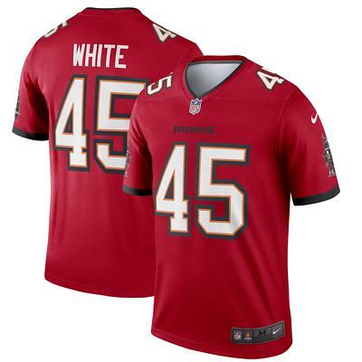 Nike Men's Devin White Pewter Tampa Bay Buccaneers Alternate Legend Jersey - Pewter